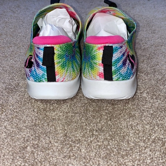 Sketchers tie dye metallic memory foam slip on, sz 2 youth - Picture 5 of 7